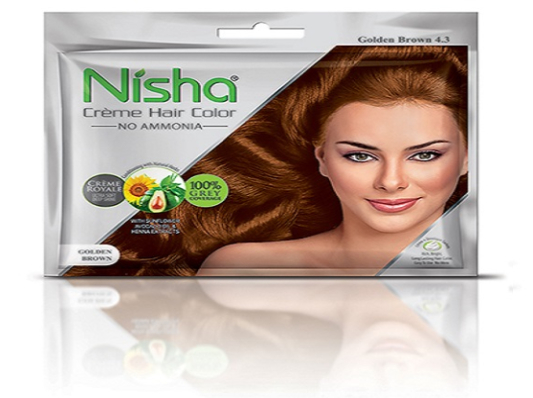 Nisha Crème Hair Color Golden Brown